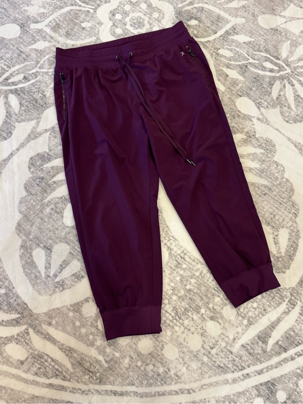 GAP Women's Plum Purple Track Jogger Pants